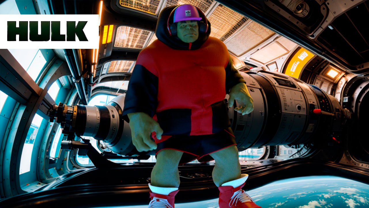Hulk space animation